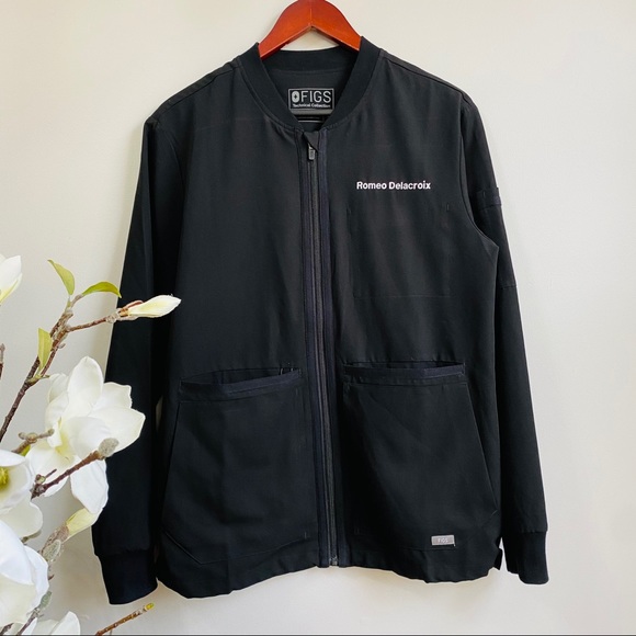 Figs Jackets & Coats Figs Mens Zapote Jacket In Black Poshmark